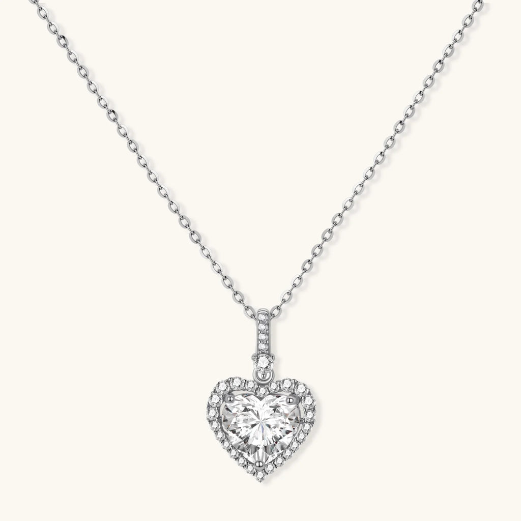 Heart of Light Moissanite Necklace
