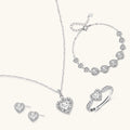 Heart Symphony Moissanite Set