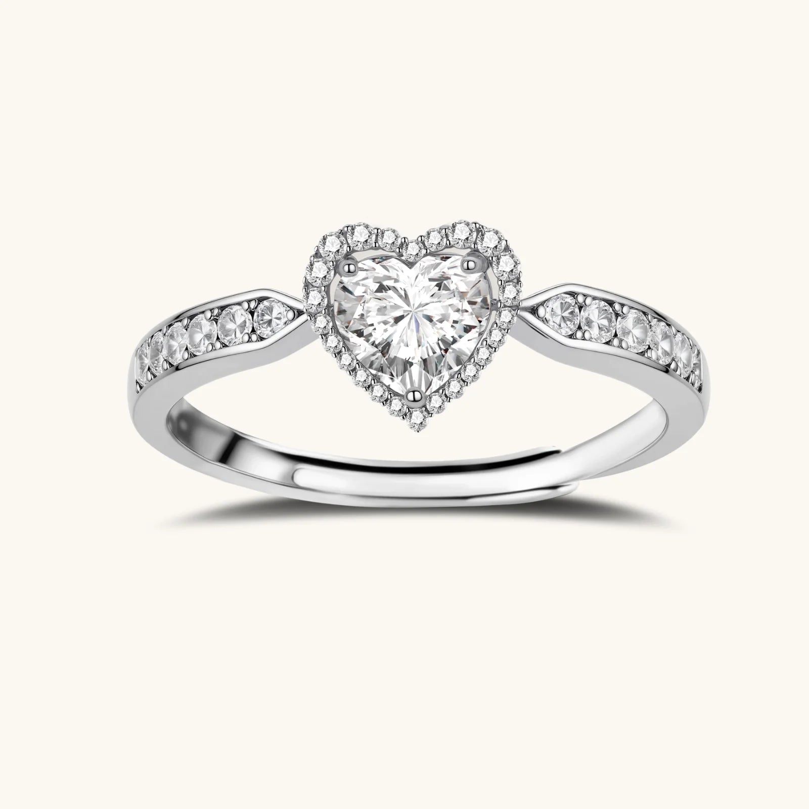 Heart Symphony Moissanite Set