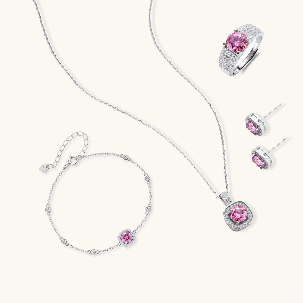 Blush Dreams Moissanite Set