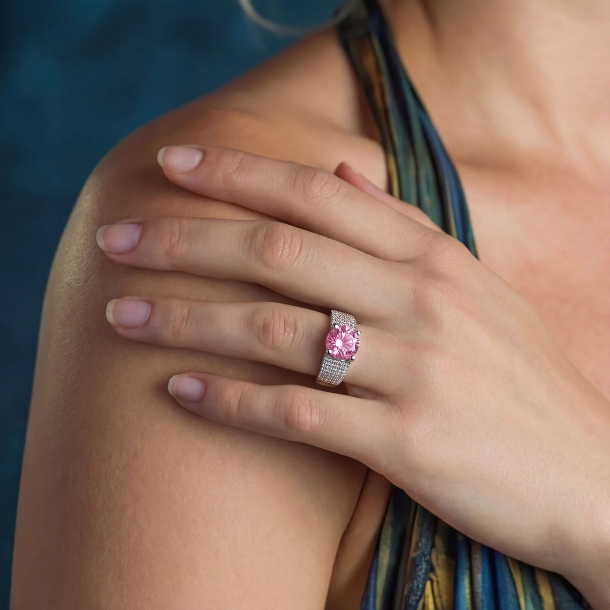 Blush Dreams Moissanite Set