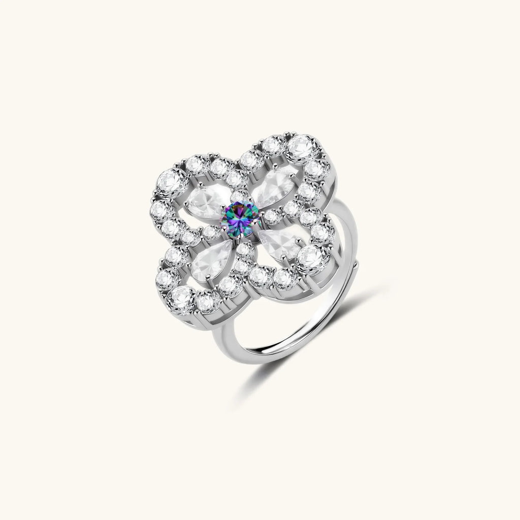 Lucky Clover Moissanite Set
