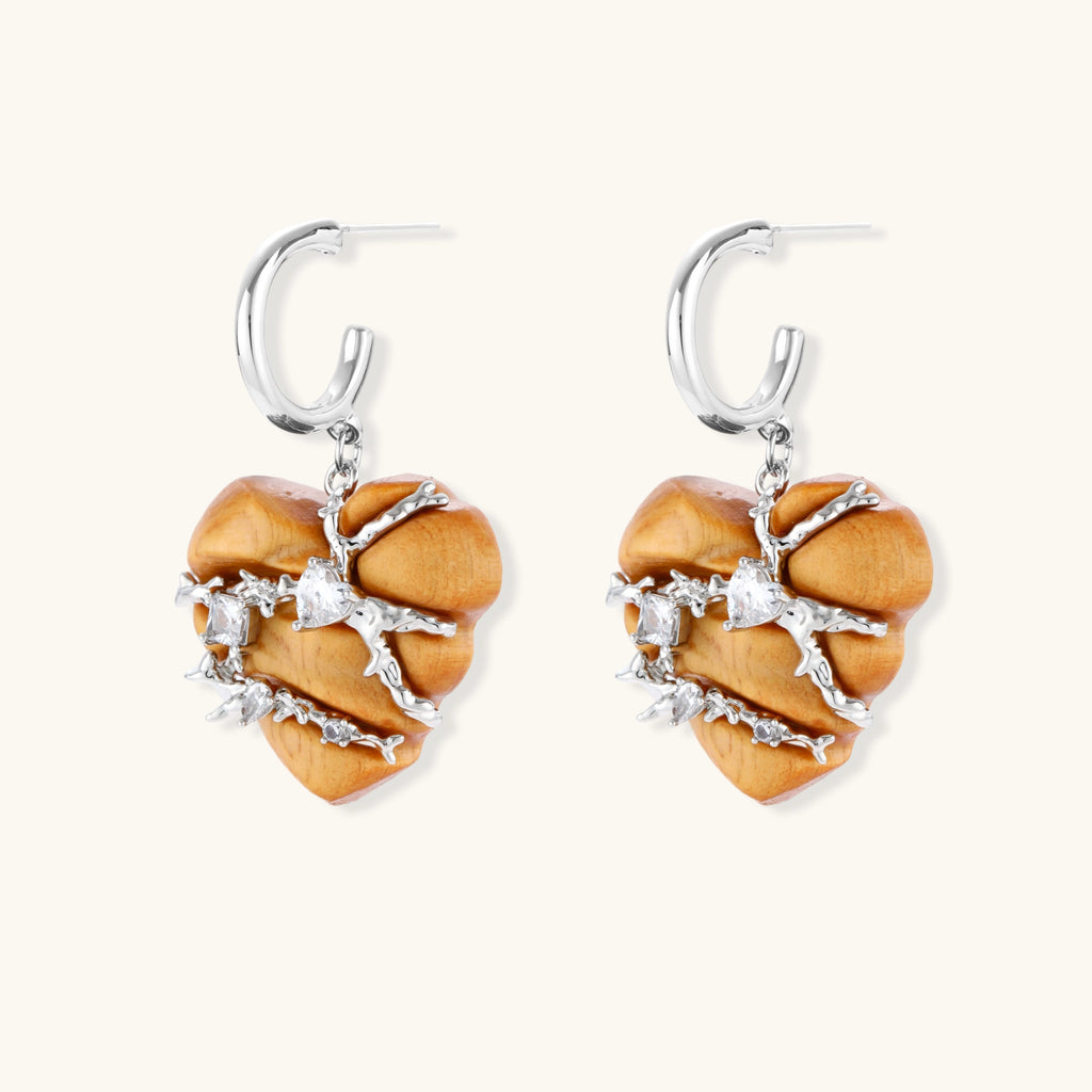 Thorned Heart Earrings