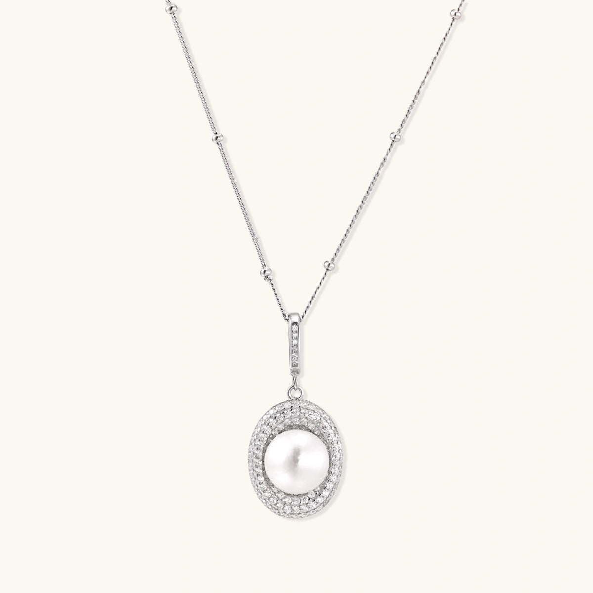 Pearl Halo Necklace