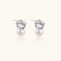 Stardust Pearl Drop Earrings