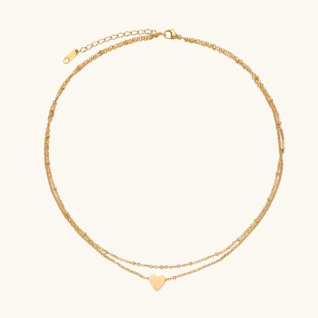 Layered Heart Necklace