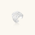 Ridge Wave Ring