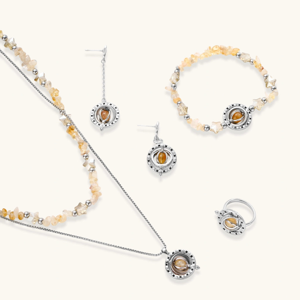 Cosmic Citrine Jewelry Set