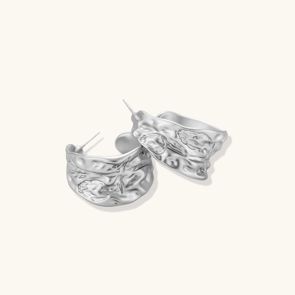 Embossed Floral Hoops