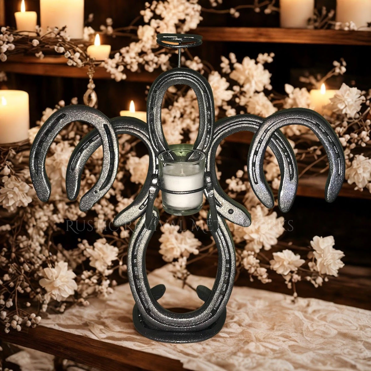 Heaven’s Light Horseshoe Angel