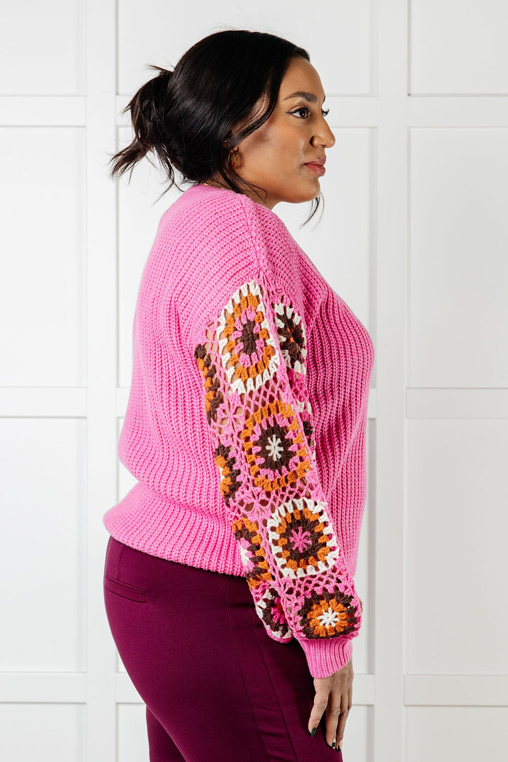 V-Neck Knit Sweater