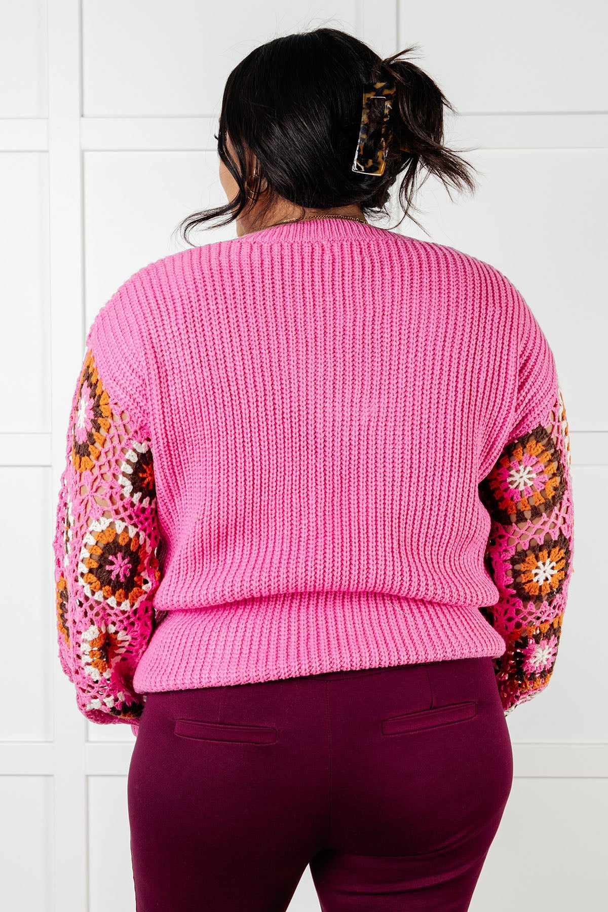 V-Neck Knit Sweater