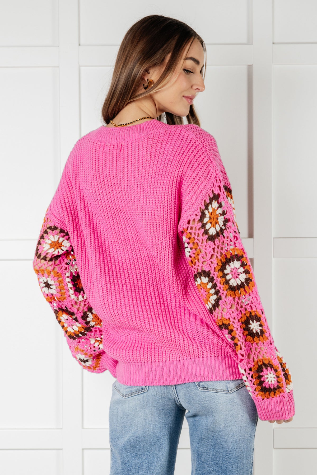 V-Neck Knit Sweater