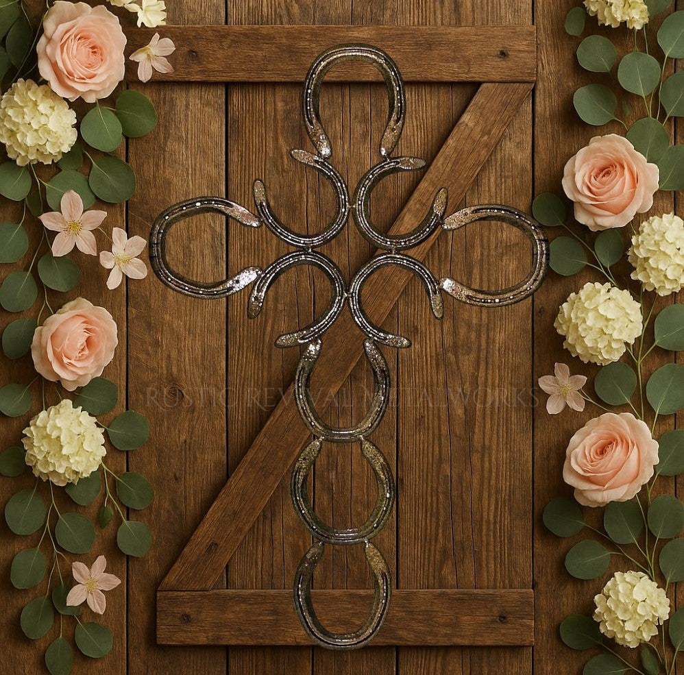 Lucky Grace Horseshoe Cross