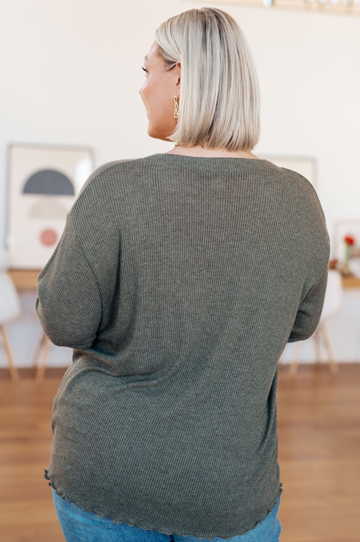 Ribbed Knit Top