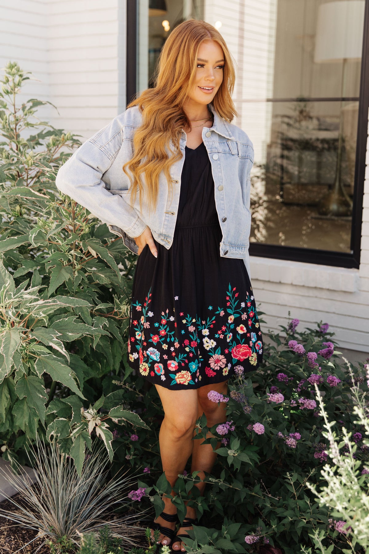 Floral Embroidered Dress
