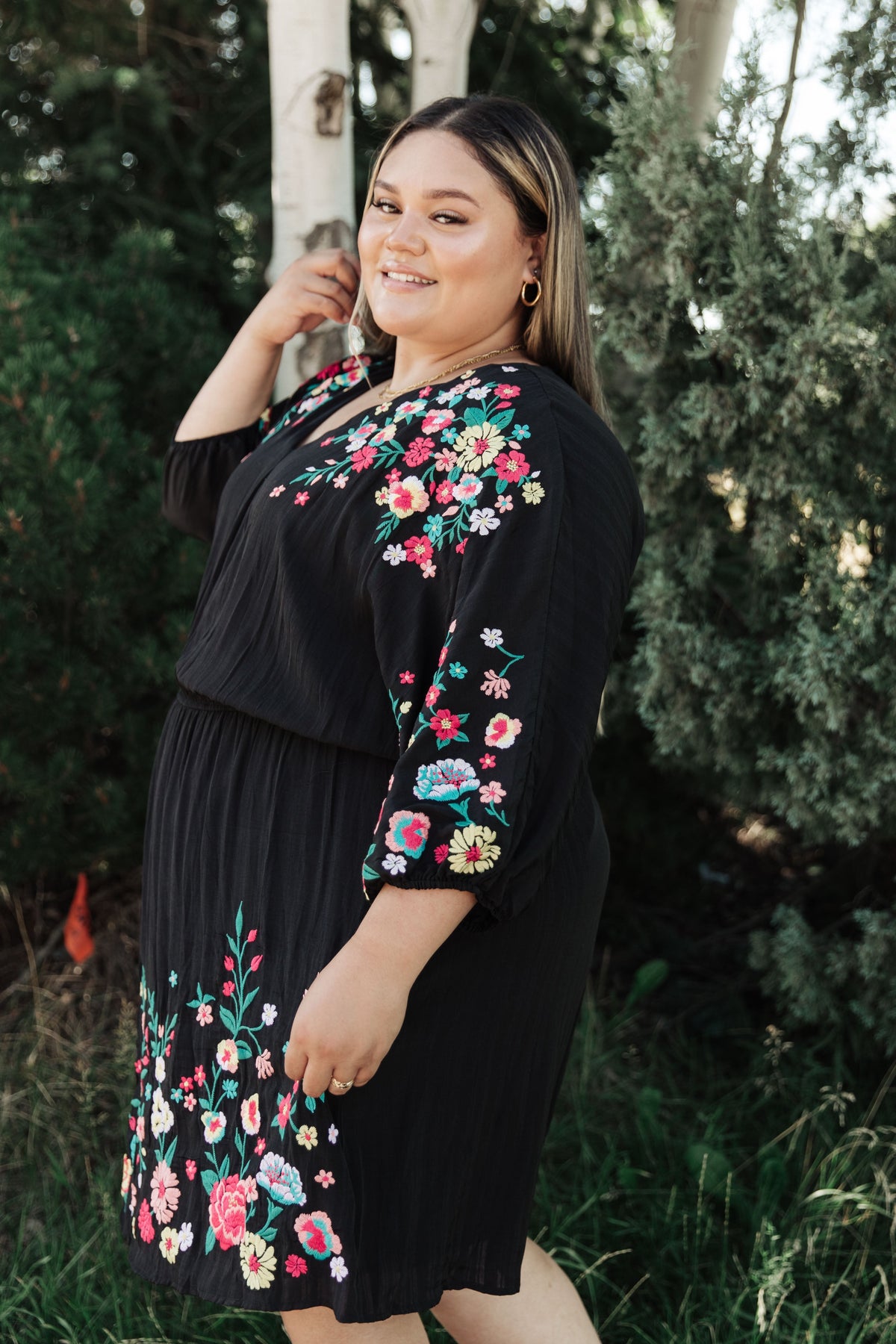 Floral Embroidered Dress