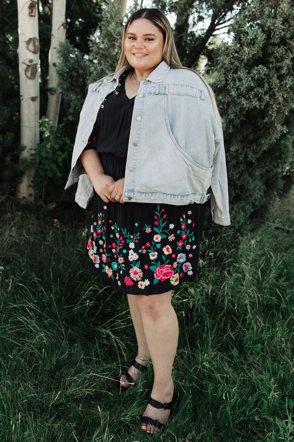 Floral Embroidered Dress