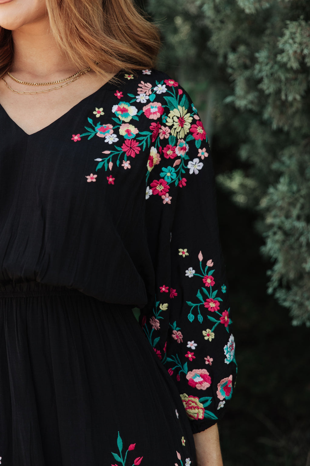 Floral Embroidered Dress